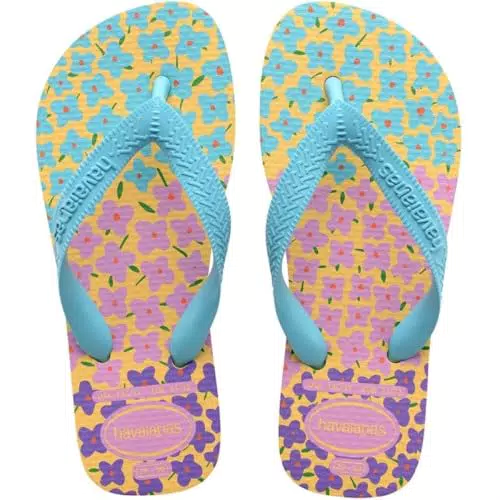 Havaianas Kids Flores - Chanclas Cómodas y Duraderas con Suela Antideslizante
