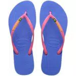 Havaianas Slim Brasil Logo - Chanclas Cómodas y Duraderas para Mujer