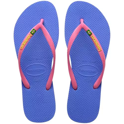 Havaianas Slim Brasil Logo - Chanclas Cómodas y Duraderas para Mujer