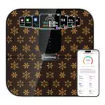 Healthkeep Báscula Bluetooth con pantalla TFT y 25 datos corporales APP iOS/Android