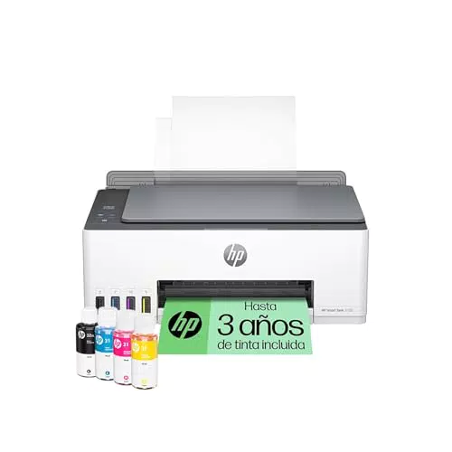 HP Impresora Multifunción Smart Tank 5105 Wi-Fi con depósito recargable