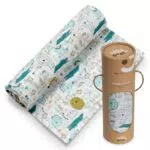 Interbaby Muselina de Bambú para Bebés - Cómoda y Transpirable con Diseño Gatito