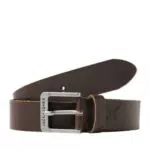 JACK & JONES Cinturón de Cuero Brown Stone
