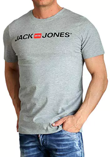 Camiseta Jack & Jones Jjecorp Logo para Hombre - Cuello Redondo - Pack de 3
