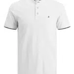 JACK & JONES JJEPAULOS Mao Polo SS Noos Camisa, Azul Marino