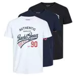 Jack & Jones Jjethan Tee SS Crew Neck - Camiseta de Manga Corta para Hombre