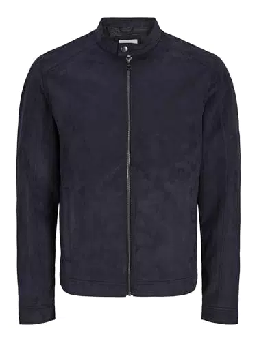 Jack & Jones Jjedylan Chaqueta de Piel Sintética para Hombre