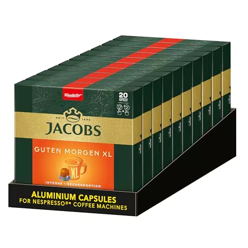 Jacobs Cápsulas de café Buenos Días XL, compatibles con Nespresso, intensidad 8/12