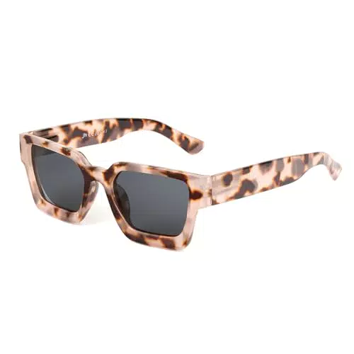 JM Trendy Gafas de sol cuadradas polarizadas UV400 para mujer y hombre