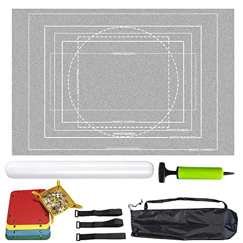 LUPATDY Alfombrilla para Puzles, Base para Almacenamiento de Rompecabezas