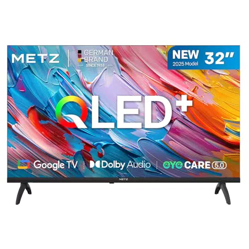 Metz 32MQF7000Z - TV Smart QLED 32" con Google Assistant, HDR10 y Dolby Audio