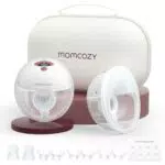 Momcozy M5 Sacaleches Eléctrico Manos Libres, Extractor de Leche Portátil de Boca de Bebé Brida de Doble Sellado con 3 Modos y 9 Niveles