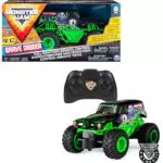 Monster Jam - Coche Teledirigido Monster Truck Iron Man 1:24 para Niños