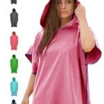 NirvanaShape Toalla Poncho Adulto 2 en 1, Secado Rápido para Playa y Camping