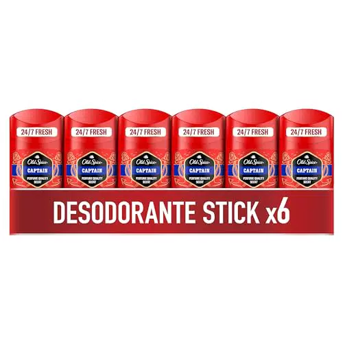 Old Spice Captain Desodorante en Barra para Hombres 50 ml