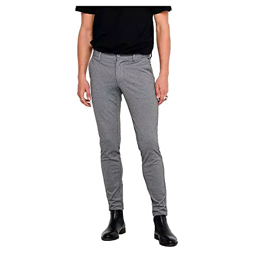 ONLY & SONS Onsmark Pant Gw 0209 Noos Pantalones, Gris