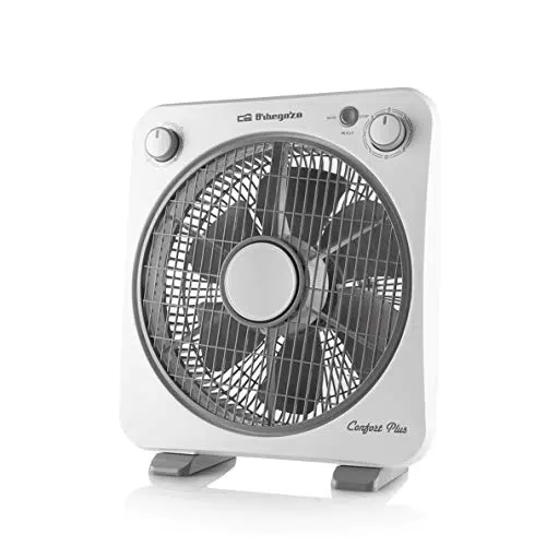Orbegozo BF 0138 - Ventilador de suelo con 3 velocidades y temporizador de 60 min