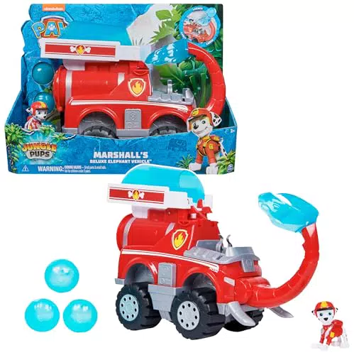 Patrulla Canina - Coche de Elefante Deluxe con Figura Marshall y Lanzador