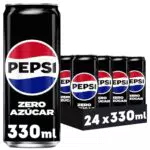 Pepsi Zero: Refresco de cola sin azúcar y sin calorías, 330 ml