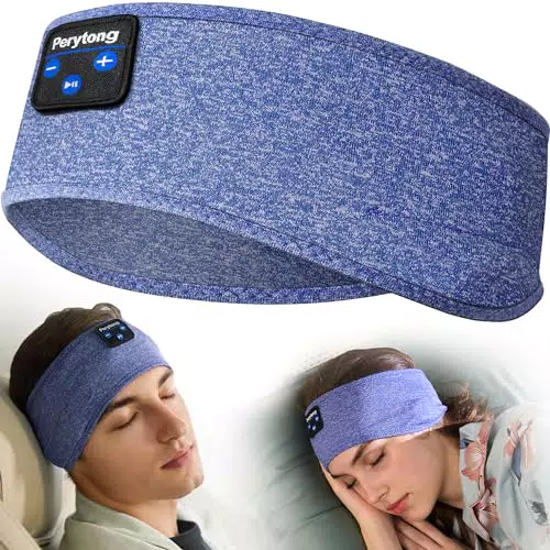 Perytong Auriculares Bluetooth para Dormir - Diadema Ultra Suave deportiva
