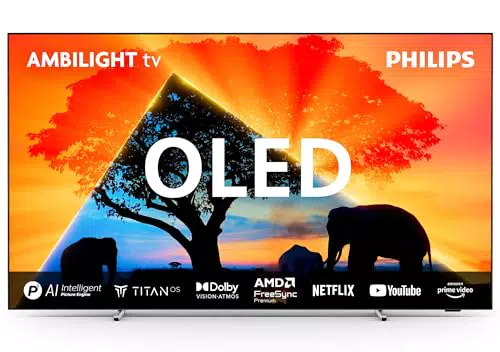 Philips Ambilight 48OLED769: Smart TV 4K OLED con P5 AI, Titan OS, Dolby Vision y Atmos