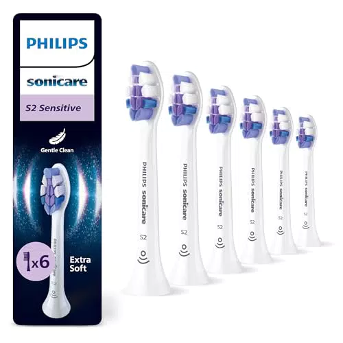 Philips Sonicare S2 Sensitive, cabezales de cepillo dental de repuesto HX6056/87