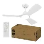 Philips Ventilador de techo 42 con luz LED, motor DC silencioso y mando a distancia