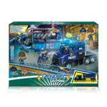Pinypon Action - Super Camión de Policia, vehículo de juguete con luces 3 en 1