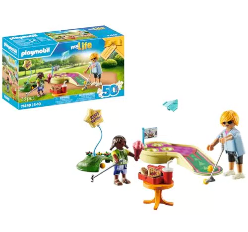 PLAYMOBIL myLife Mini Golf, Juguete Interactivo para Niños a Partir de 4 Años