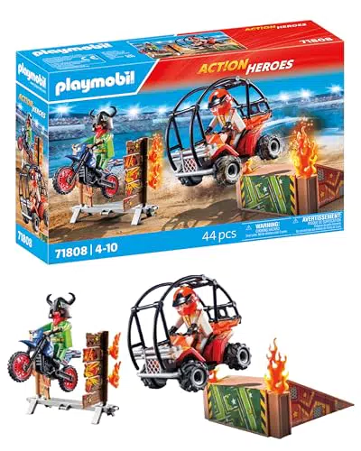 PLAYMOBIL Stunt Show Coche de Juguete para Niños a Partir de 4 Años 71808