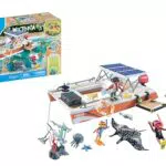 PLAYMOBIL Wiltopia Plataforma Análisis del Arrecife - Juguetes Ecológicos para Niños