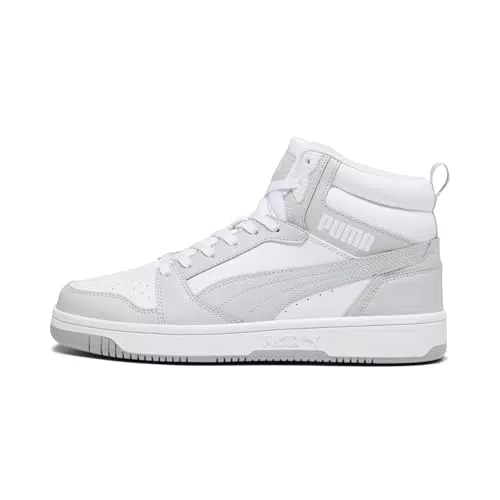 PUMA Rebound V6, Zapatillas Unisex adulto, Puma White Ash Gray