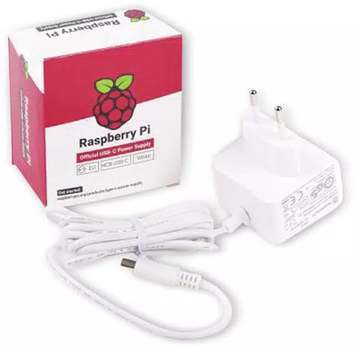 Raspberry Fuente de Alimentación USB-C 5.1V 3A para Raspberry Pi 4 Modelo B