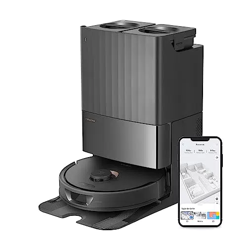 Roborock Qrevo Robot Aspirador y Fregasuelos con Mapeo 3D y Succión de 5500 Pa