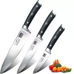 SHAN ZU Cuchillos de Cocina de Acero Inoxidable Alemán para Chef y Frutas
