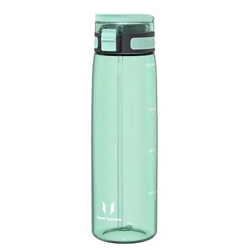 Super Sparrow Botella Deportiva TouchSip 1L Tritan Sin BPA con Pajita