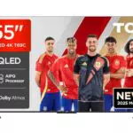 TCL 55T69C QLED 55 - Smart TV 4K con Google TV, Dolby Vision y Atmos