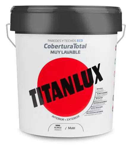 Titanlux Pintura para paredes Cobertura Total - 4 l
