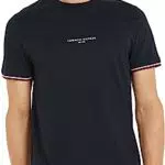 Tommy Hilfiger Hombre Camiseta manga corta Tipped Tee Cuello redondo