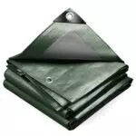 VOUNOT Toldo Impermeable Exterior PE Reforzado con Ojales de Acero Inoxidable