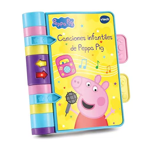 VTech Canciones Infantiles de Peppa Pig – Libro Educativo Interactivo