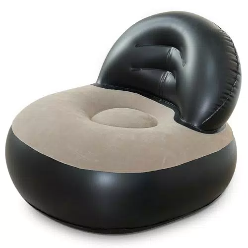 ALLILUYAA Sofá hinchable con bomba de aire para fiestas y camping