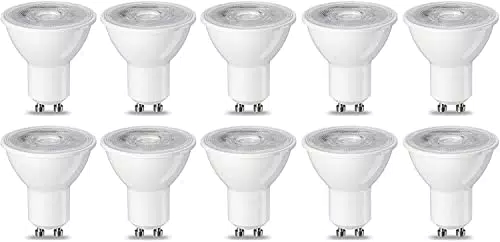 Amazon Basics Bombilla LED GU10 4.7W, equivalente a 50W, no regulable