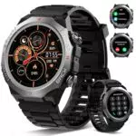 Atheewon Reloj Inteligente con Llamadas, Monitor de Ritmo Cardíaco y Sueño