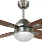 Bastilipo Ventilador de techo con control remoto, 60W y 105 cm de diámetro