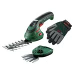 Bosch Set de Tijeras Cortacésped a Batería Isio 0600833108, 3.6 V, 12 cm