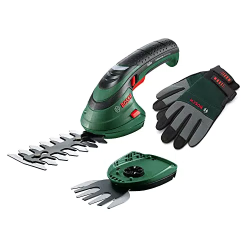 Bosch Set de Tijeras Cortacésped a Batería Isio 0600833108, 3.6 V, 12 cm