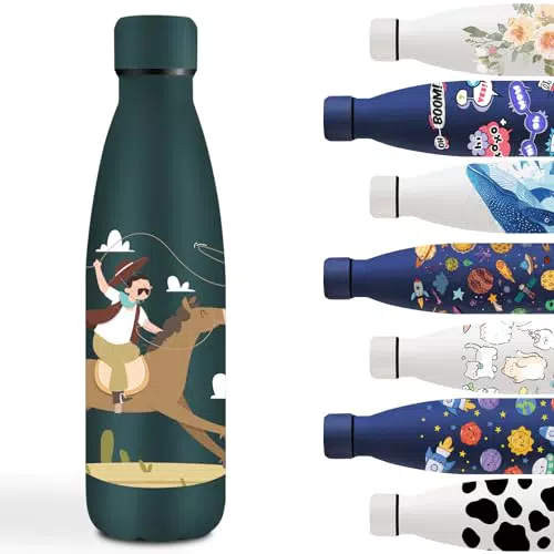 Botella Acero Inoxidable Personalizada a Prueba de Fugas para Viajar