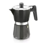 BRA Perfecta Cafetera Italiana de Inducción, Aluminio, 12 Tazas
