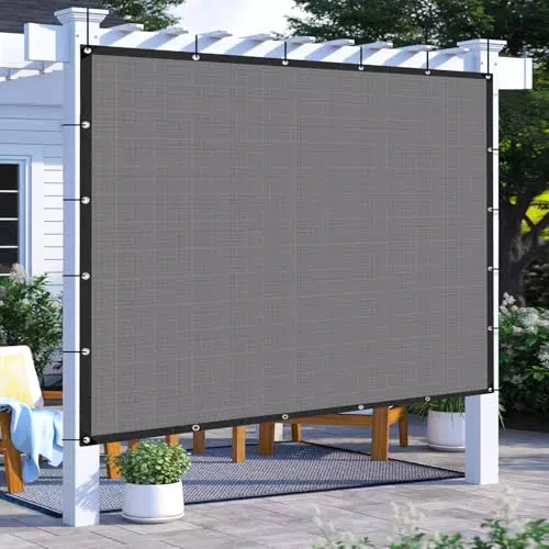 BXAEYIPOR Red de sombra de jardín ligera y permeable, toldo con ojales.